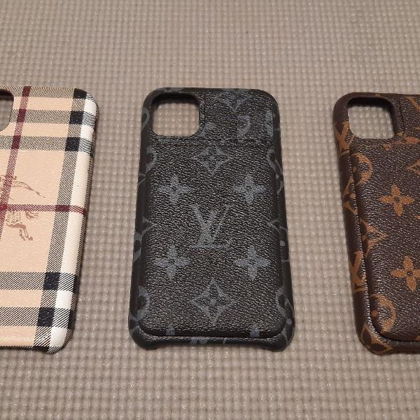 Cases Burberry e Louis Vuitton para Iphone 11
