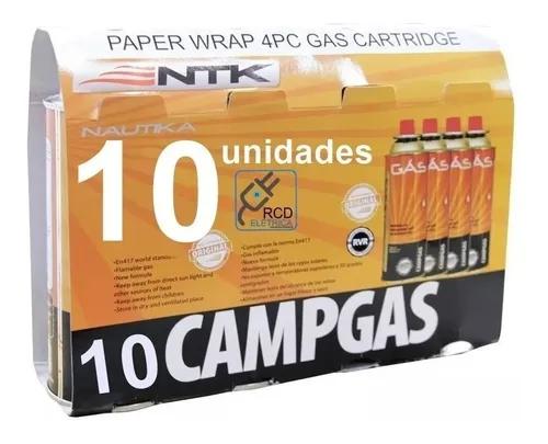 Kit 10 Unidades De Refil Campgás Original Nautika - Ntk