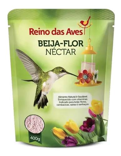 Kit 8 Néctar Para Beija-flor Refil 400gr - Reino Das Aves