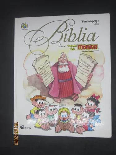 Livro Passagens Da Bíblia Com A Turma Da Mônica