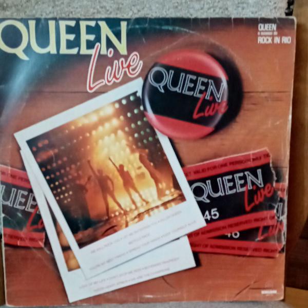 Lp Queen Live # O Sucesso do Rock in Rio