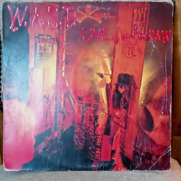 Lp W.A.S.P. - Live...in the Raw # Heavy Metal, ótimo