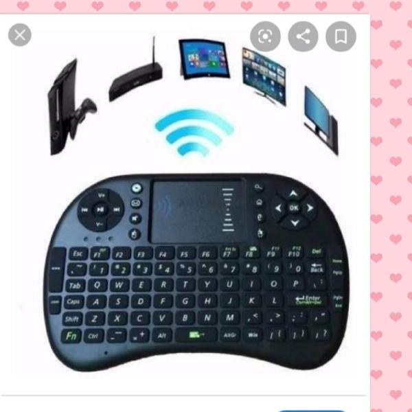Mini teclado wireless touch para celular Pc android Tv smart