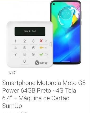 Moto G8 Power 64g + Máquina de cartão