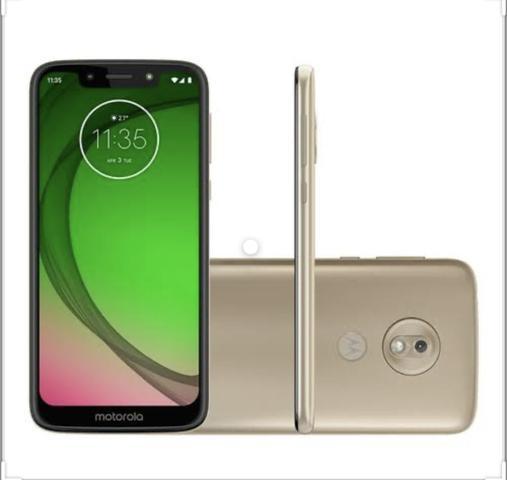 Moto g7 play dourado