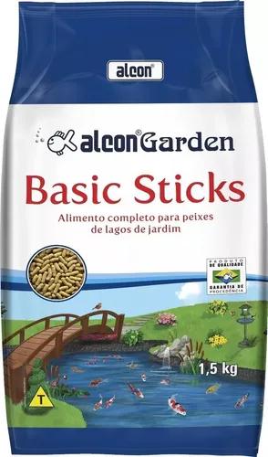 Ração Alcon Garden Basic Sticks 1,5 Kg