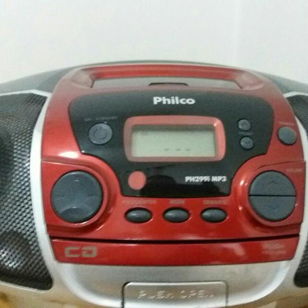 Rádio portátil PHILCO PH299i/CD/Mp3/USB/SLOT CARD/BIVOLT.