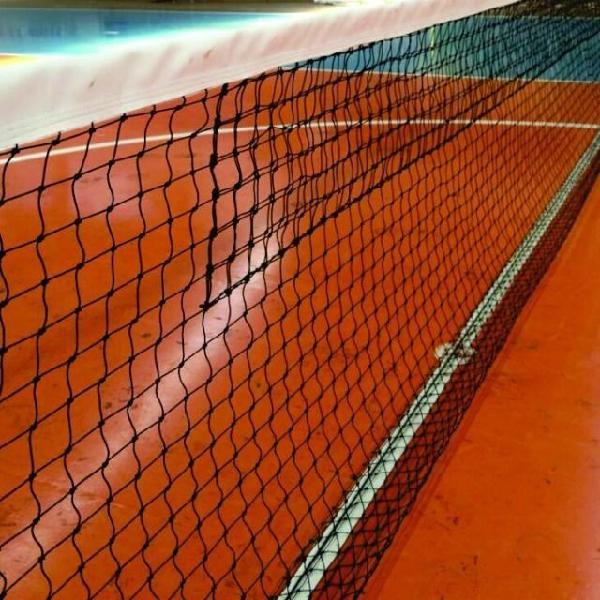 Rede Oficial de Tênis de Quadra - Nylon - Cor: Preto + cabo