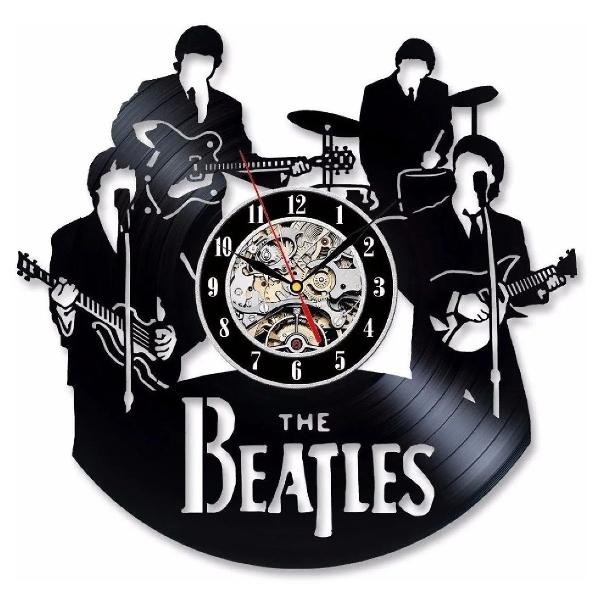 Relógio De Parede The Beatles Rock decoração