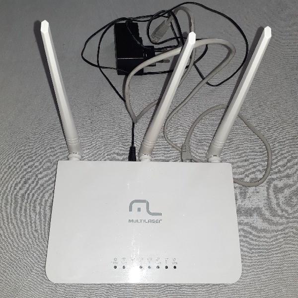 Roteador Wireles Wifi 3 Antenas Multilaser