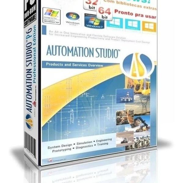 automation studio 6.0 - 32 e 64 bits - máquina virtual