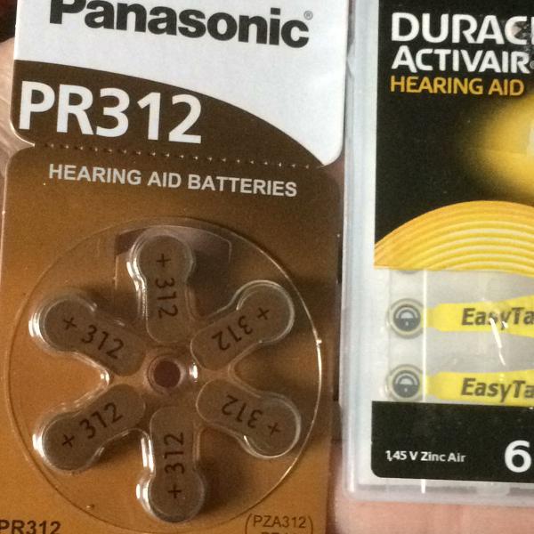 baterias para aparelho auditivo novo!