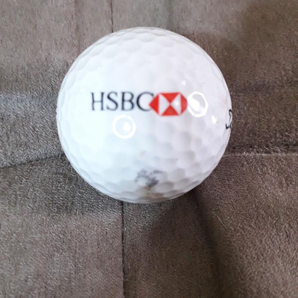 bola de golf comemorativa banco hsbc item de colecionador