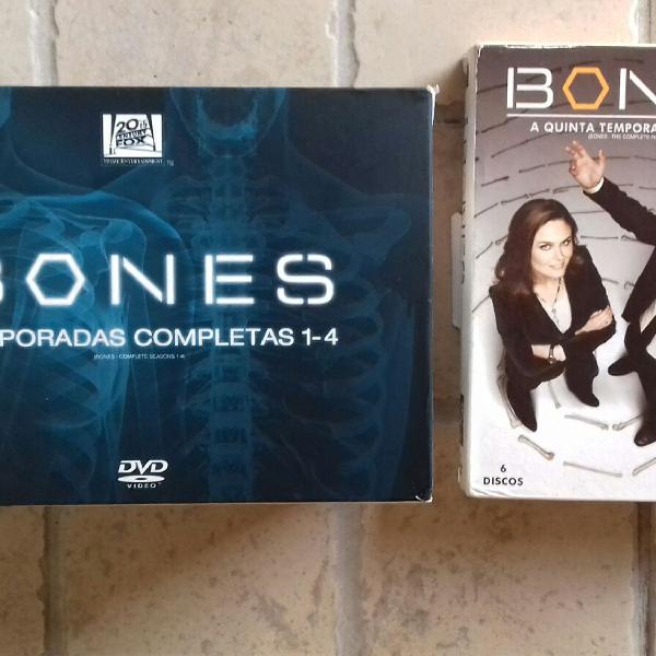 bones * box com as temporadas 1 a 4 + pack temporada 5