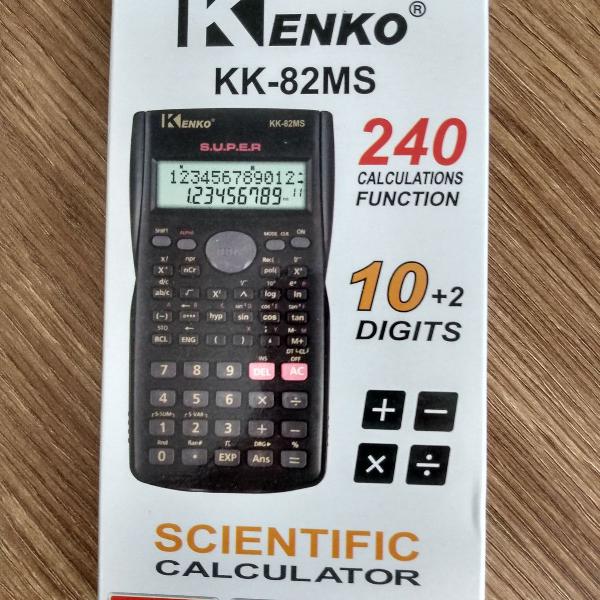 calculadora científica kenko kk-82ms - 240 funções