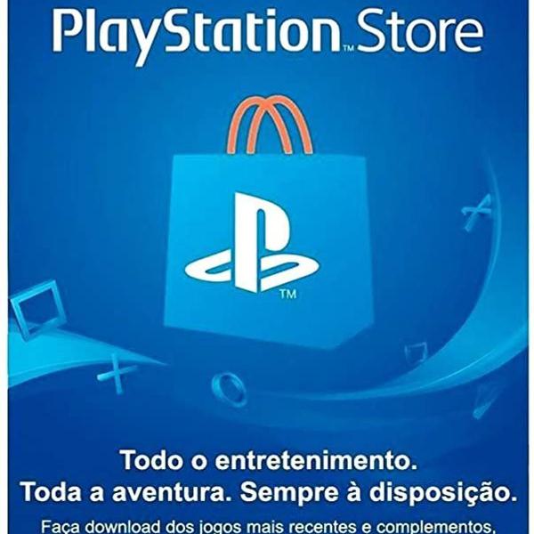 cartão playstation psn r$30 reais - brasil