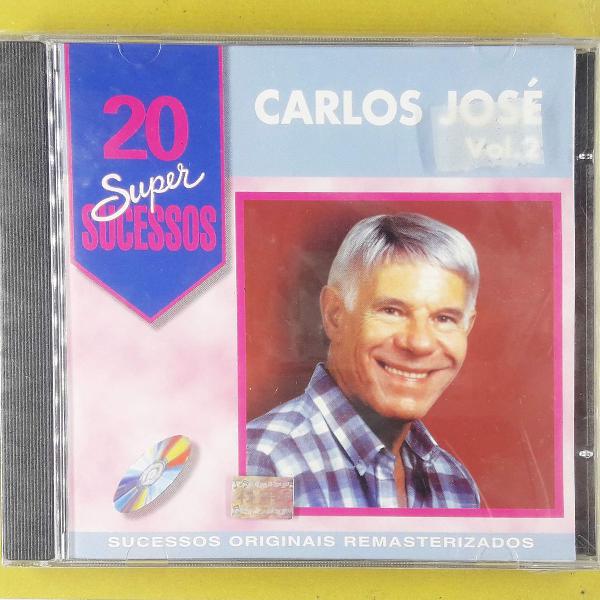 cd . 20 super sucessos . carlos josé . vol. 2