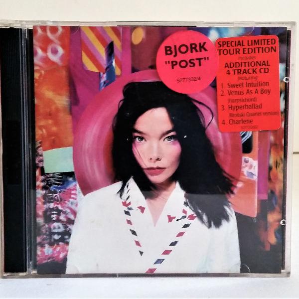 cd bjork post + bouns cd special limited tour edition