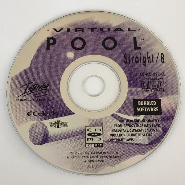 cd jogo virtual pool de sinuca straight/8 interplay para pc