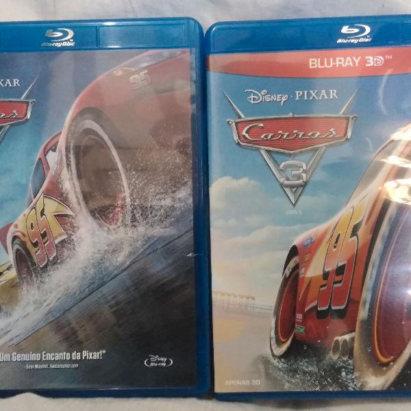 combo blu-ray carros 3 (blu-ray 2d + blu-ray 3d)