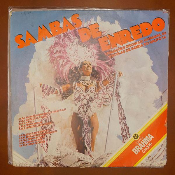 disco vinil lp sambas enredo - 1985