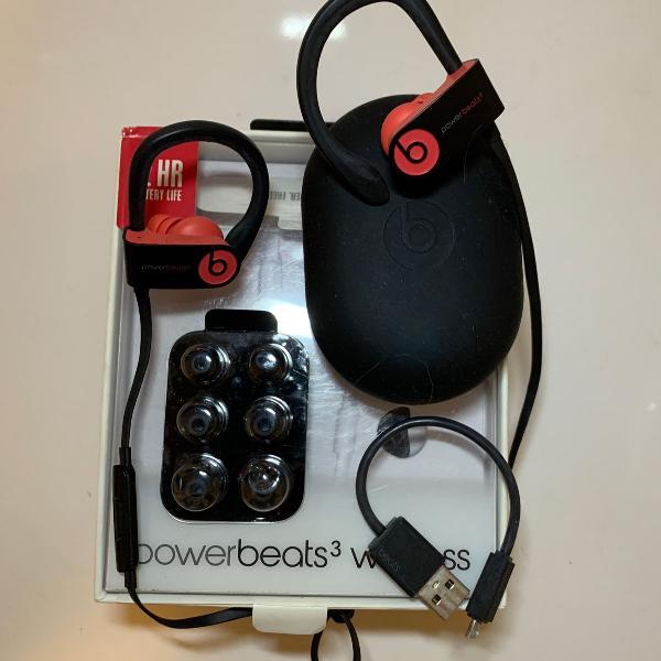 fone de ouvido powerbeats 3 wireless