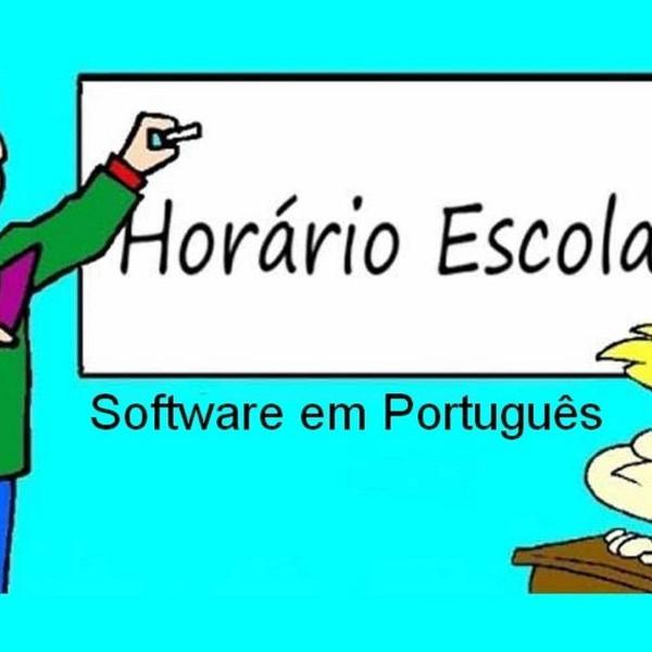 horário escolar (software) em português