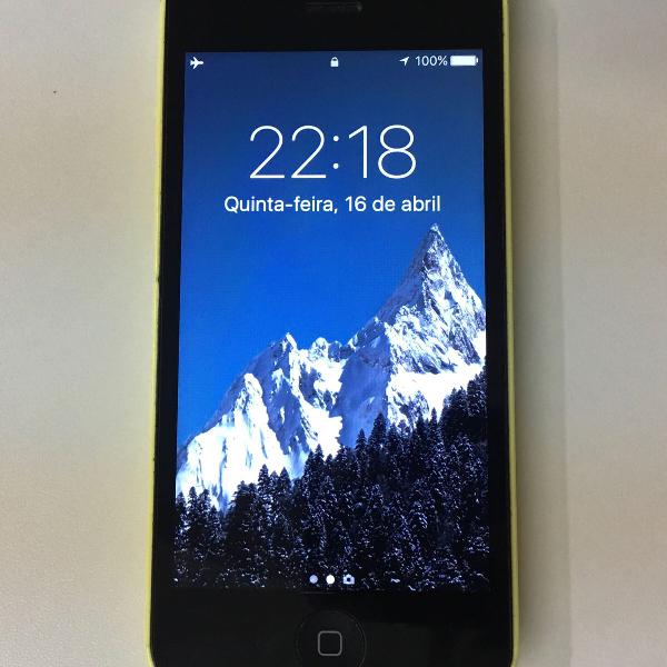 iphone 5c amarelo