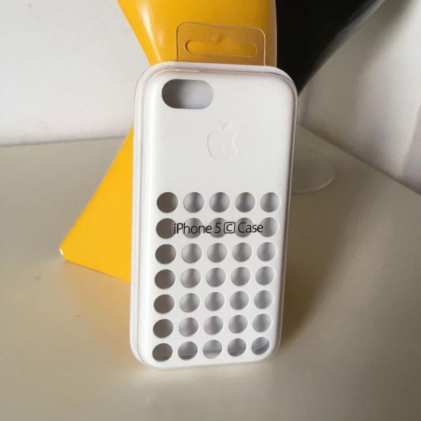 iphone 5c apple case silicone branco
