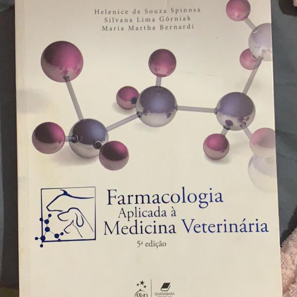 livro farmacologia aplicada à medicina veterinária