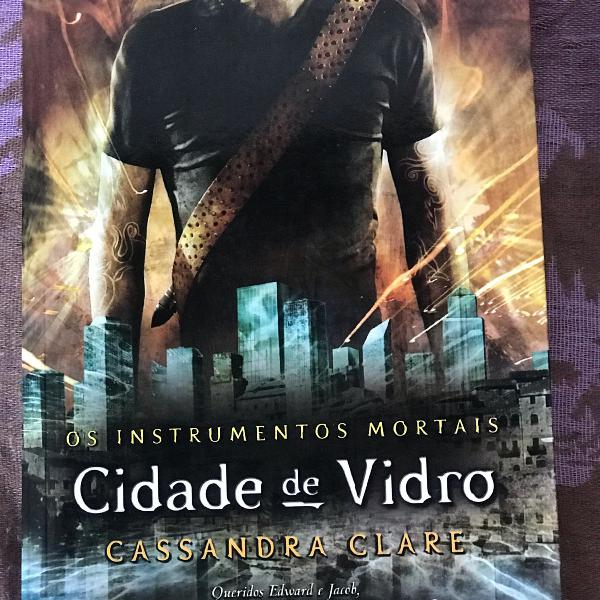 livro os instrumentos mortais - cidade de vidro vol. 3