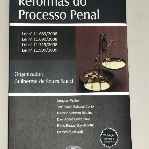 livro reformas do processo penal - guilherme de souza nucci