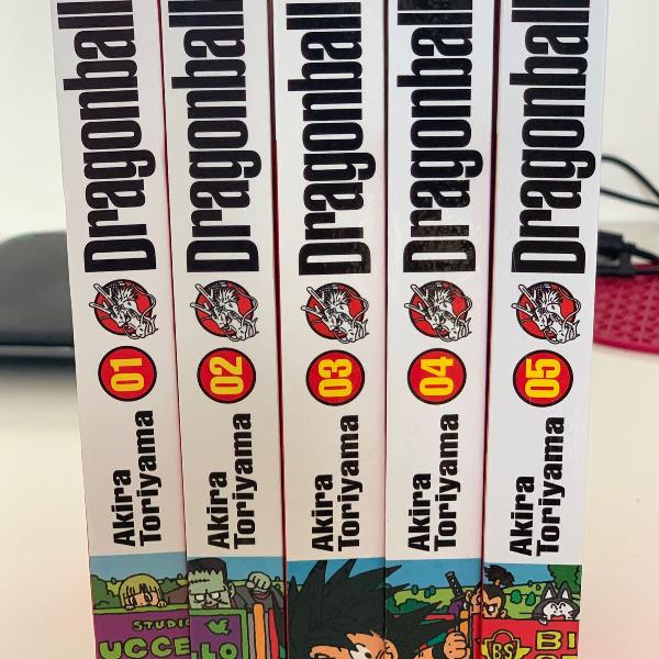 mangá dragon ball edição definitiva 1-5