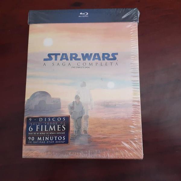 star wars saga completa em blu-ray