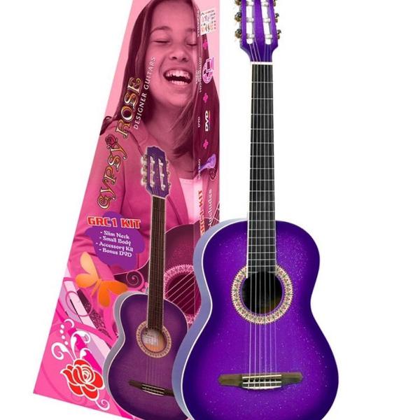 violão acústico gypsy rose roxo
