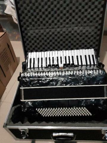 Acordeon 120 baixos, 7 registros, parrot