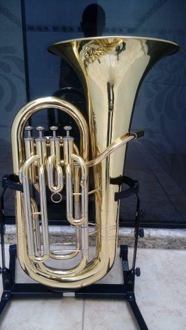 Bombardino Euphonium Jahnke - 4 pistos - Zerado - Aceito