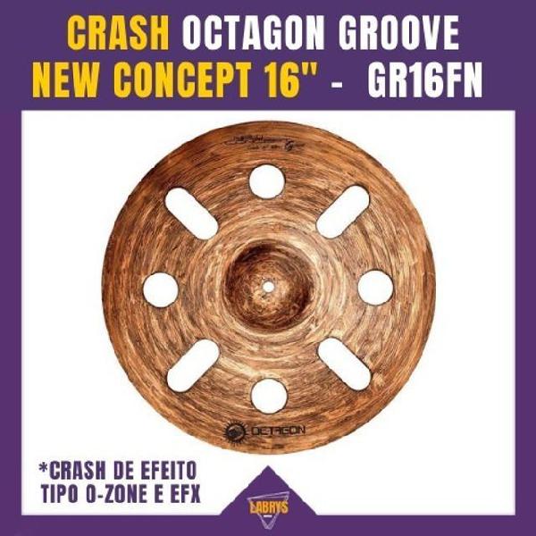 Crash octagon new concept 16'' (efeito tipo O-ZONE e EFX)