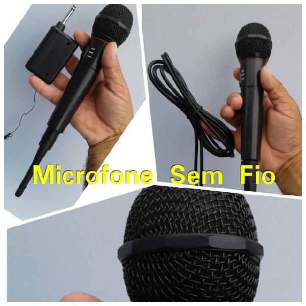 Microfone Sem Fio (100% Novo)