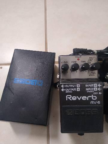 Pedal Reverb RV-6 Boss - com shimmer