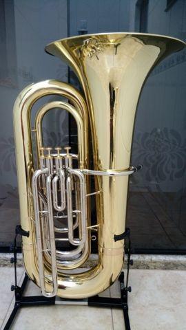 Tuba Sinfonica Weril 4/4 J981 Sib - Modelo novo - Aceito