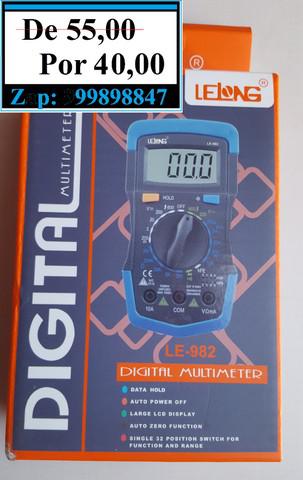 Multimetro Digital Profissional Lelong Le-982 (Produto Novo)