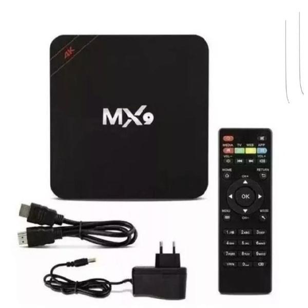 TV Box MX9 - 4/32gb + 30 dias