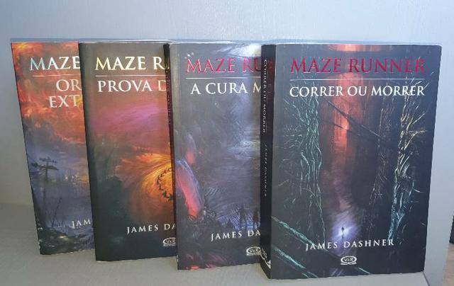 4 livros de Maze Runner