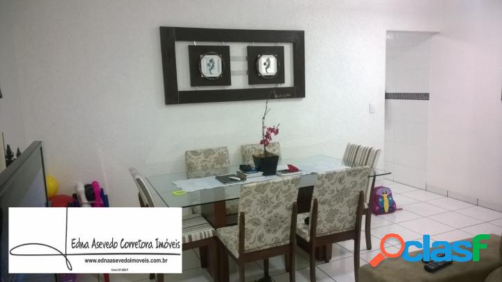 APARTAMENTO S/COND. 2 DORMS - 1 VAGA - V.GUARACIABA - SANTO