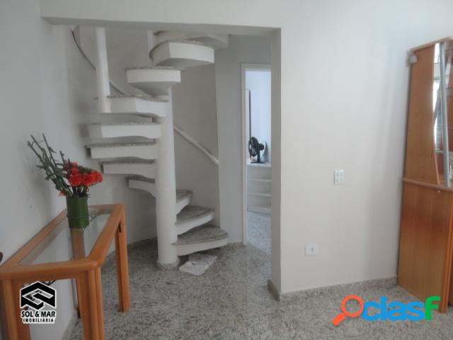 "Cobertura triplex, vista ao mar, prédio com lazer !!!"