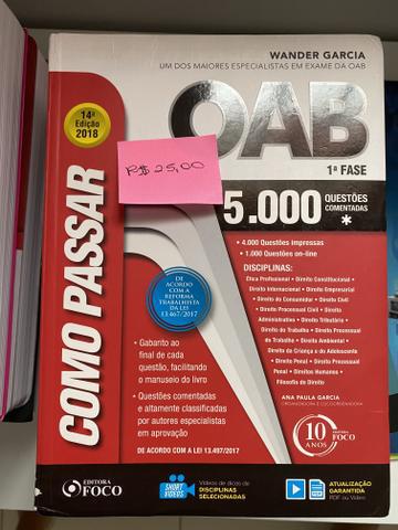 Como passar na OAB editora FOCO