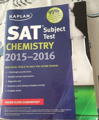 Kaplan SAT Subject Test Chemistry 2015-2016 (Inglês) Capa