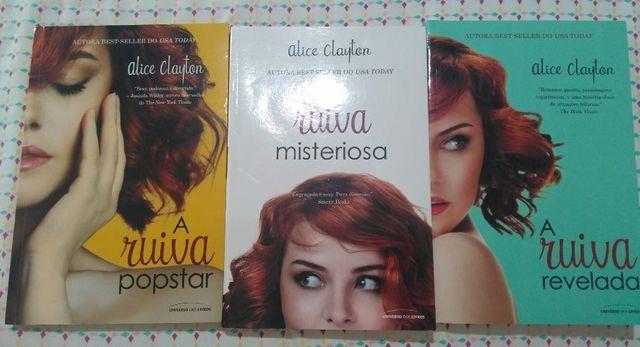 Kit com 3 livros Saga A Ruiva Alice Clayton