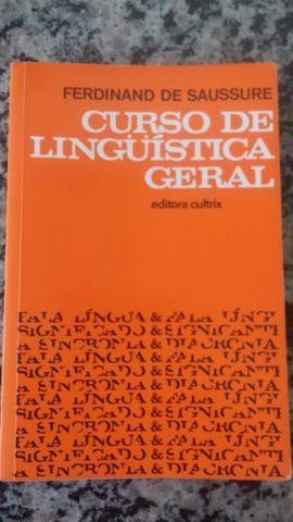 Livro Curso de Linguística Geral, Ferdinand de Saussure.